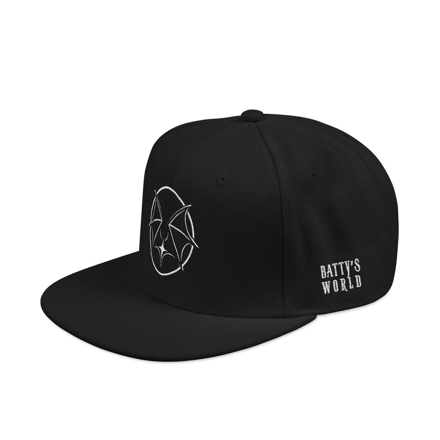 Batty Chrome Wingstar Snapback (Embroidered)