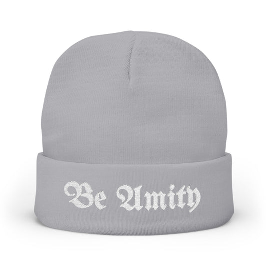 Blackletter Be Amity Embroidered Knit Beanie